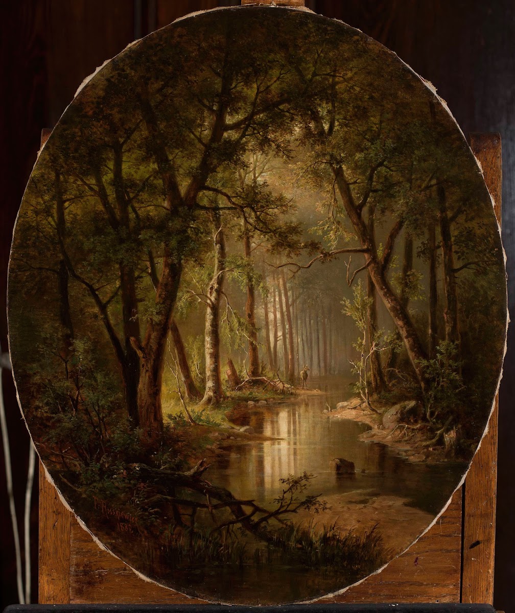 Stream In The Forest 1880