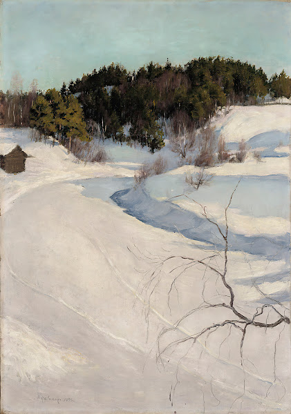 Winter Landscape Myllykylä 1896
