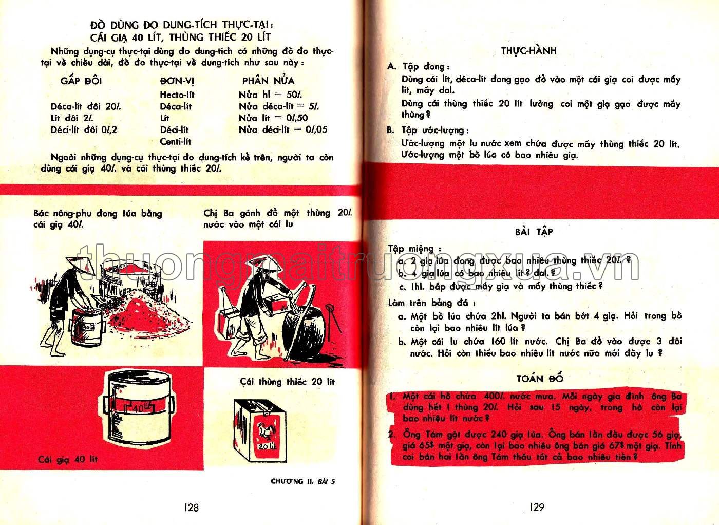 Em học toán lớp ba (1965) - Trang 70