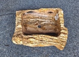 SINK IRREGULLAR — SKU WST.A.7.25 | Petrified Wood by PJ Antique Bali