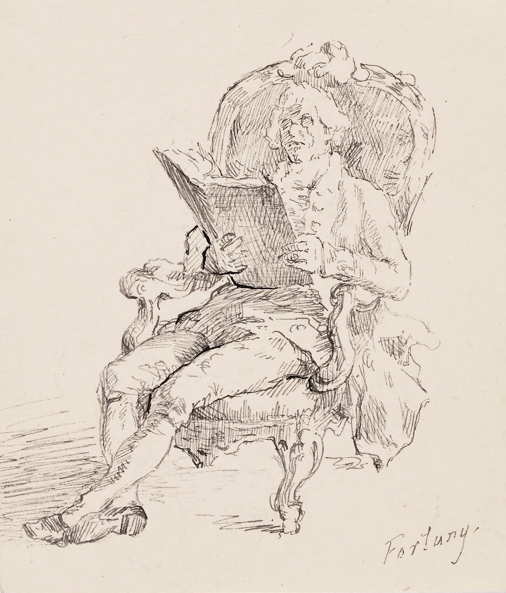 Lukeva mies Mariano Fortunyn mukaan 1877