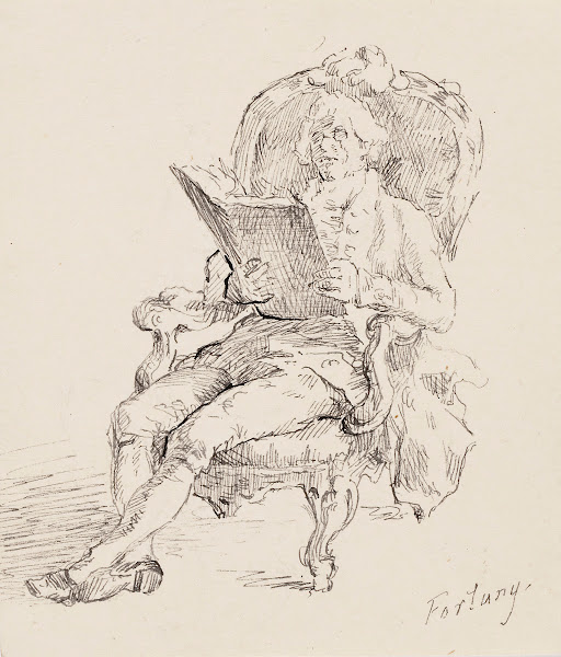 Lukeva mies Mariano Fortunyn mukaan 1877