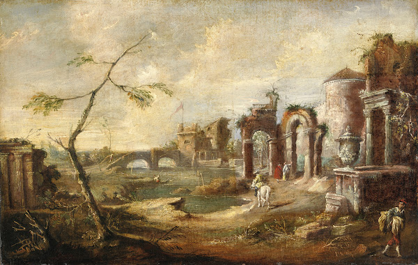 Veduta Fantastica Con Rovine