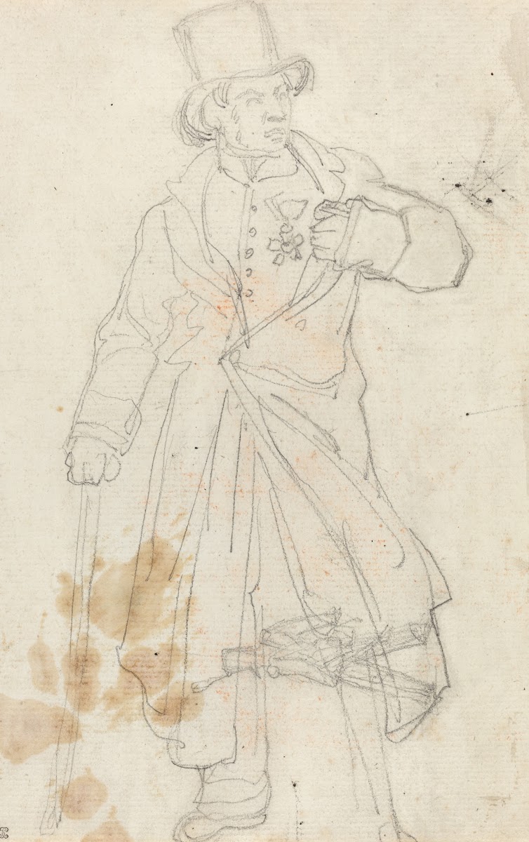 Study for Swiss Sentry at the Louvre c 1819