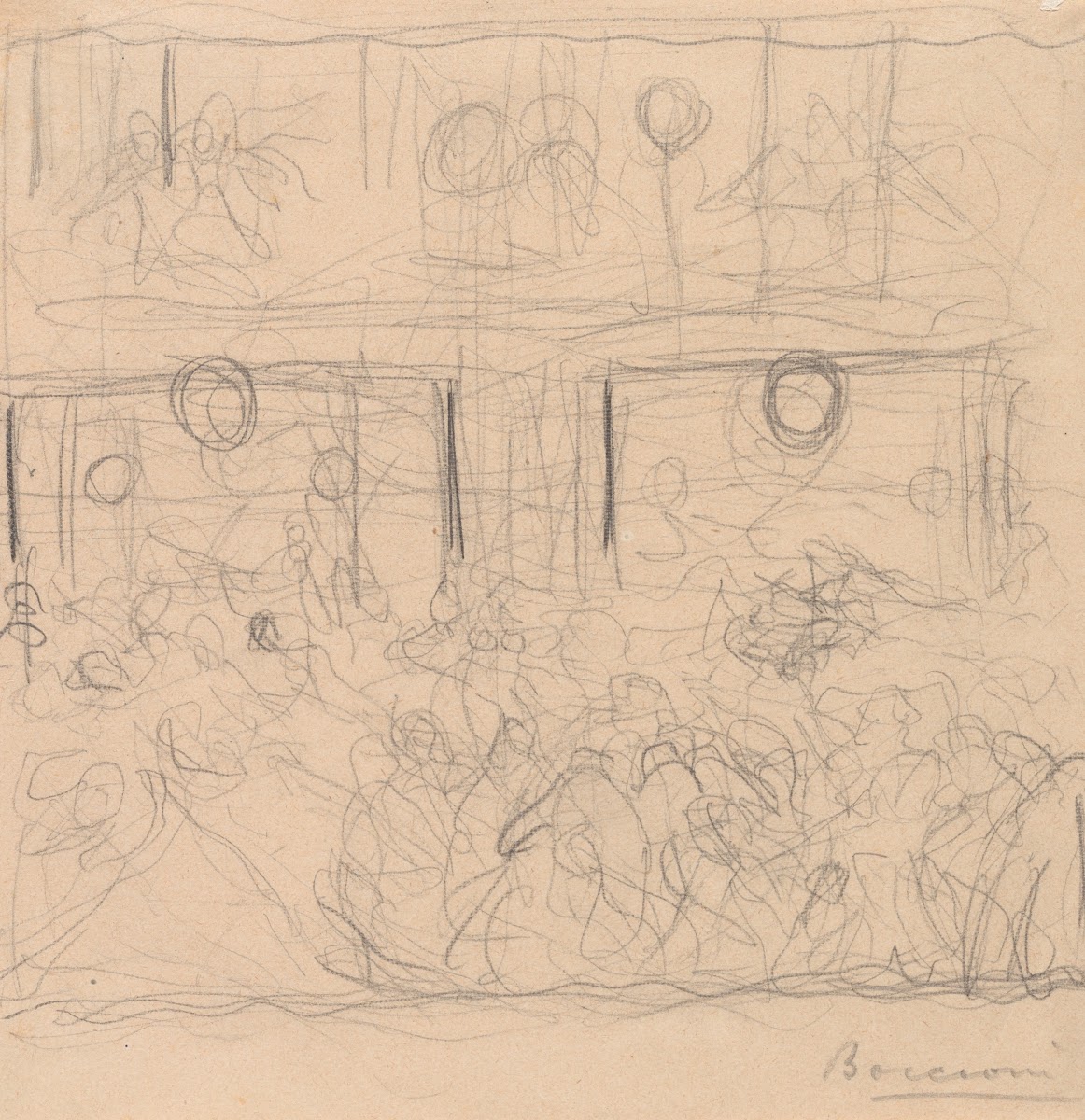 Study for The Riot 1910