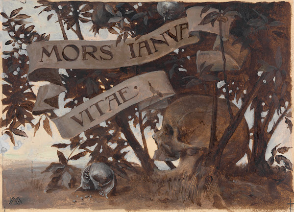 Mors Janua Vitae Death is the gate to life 1895