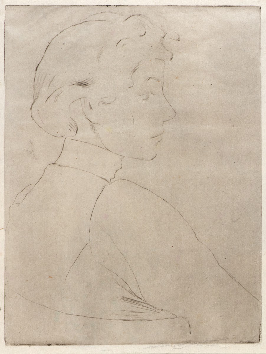 Large Head in Profile 1891