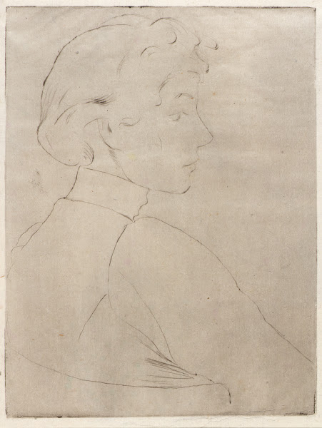 Large Head in Profile 1891