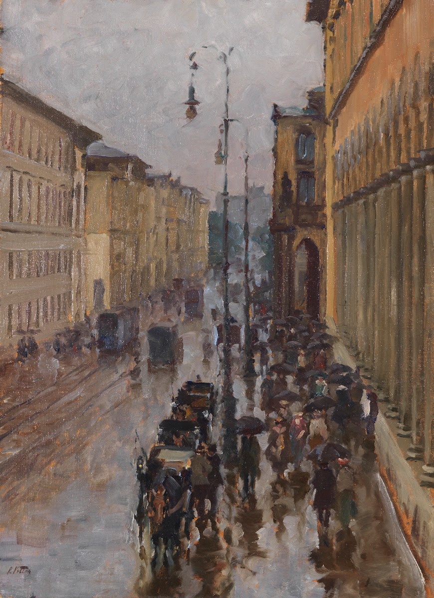 Die Maximilianstraße in München 1920