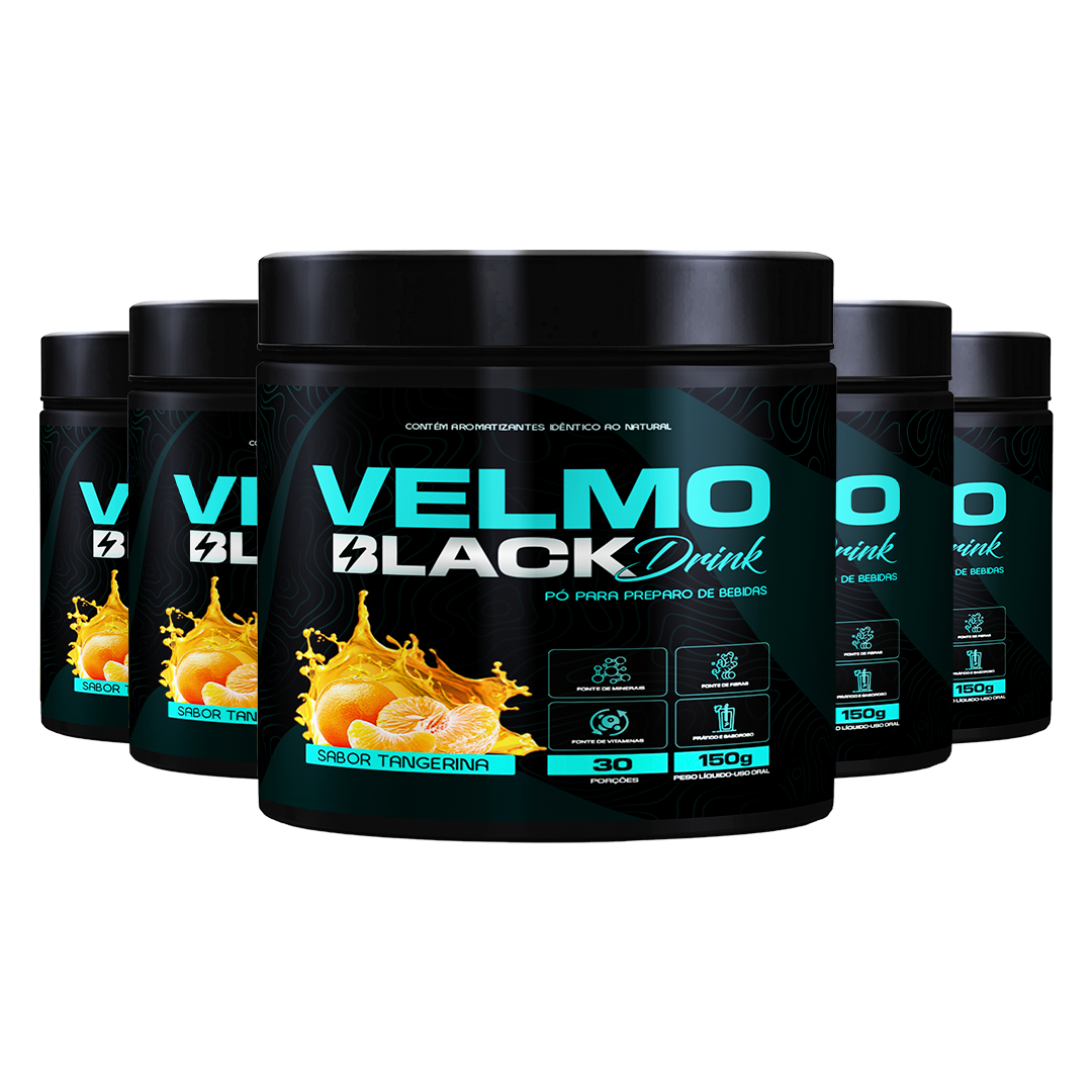 Velmo Black Drink Tangerina - 5 Meses