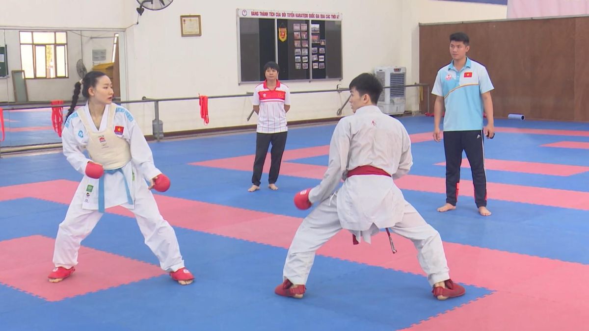Karate Việt Nam trước bước chạy đà quan trọng cho ASIAD 20 - Đài Phát thanh và truyền hình Hà Nội