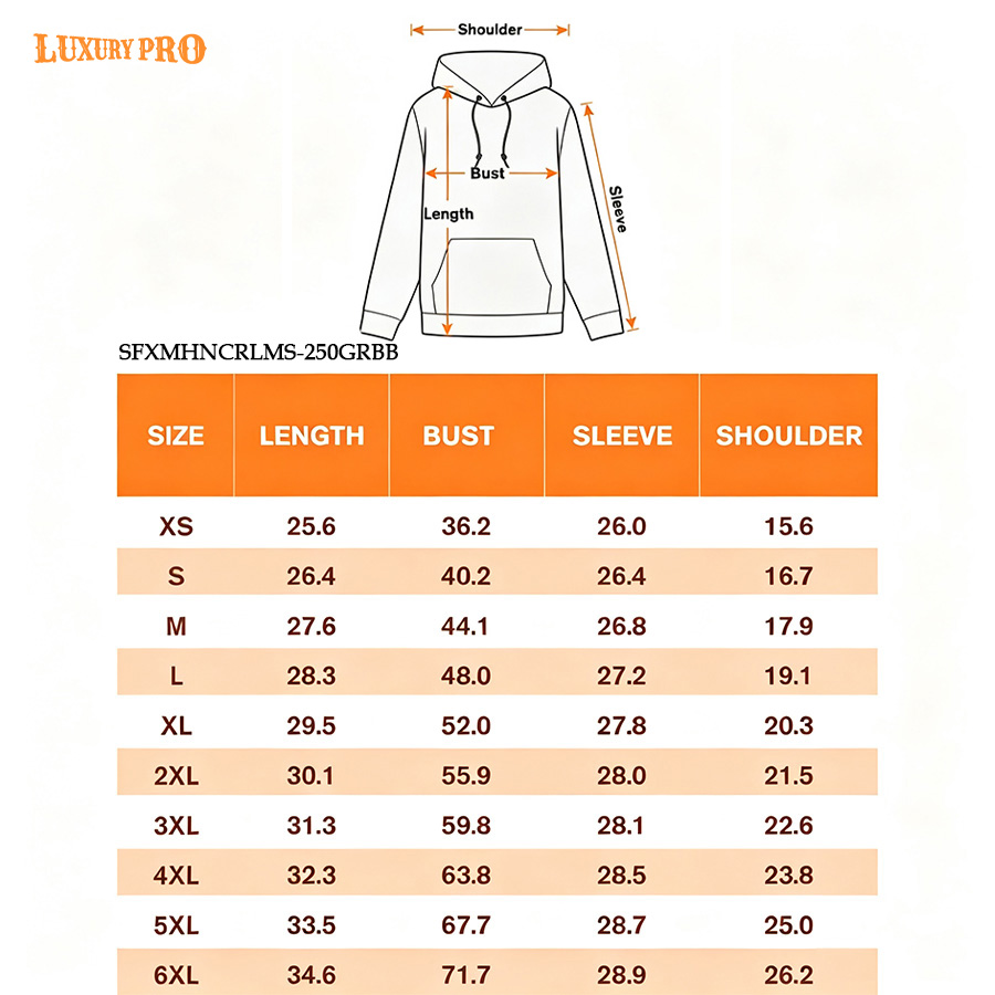 AOP Double‑Stitched MHN Adult Hoodie, 250g Japanese Fabric
