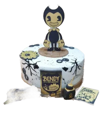 Bendy And The Ink Machine Birthday Cake CB-NC331