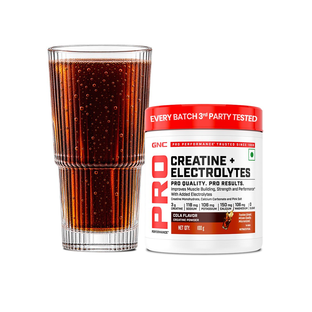GNC Creatine + Electrolytes — Cola, 50 gms