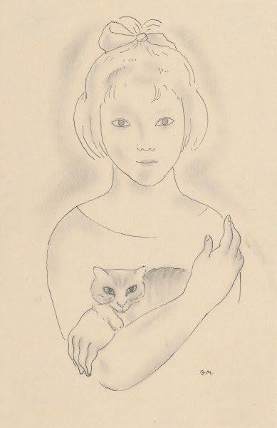 A Little Girl with a Cat 19271928
