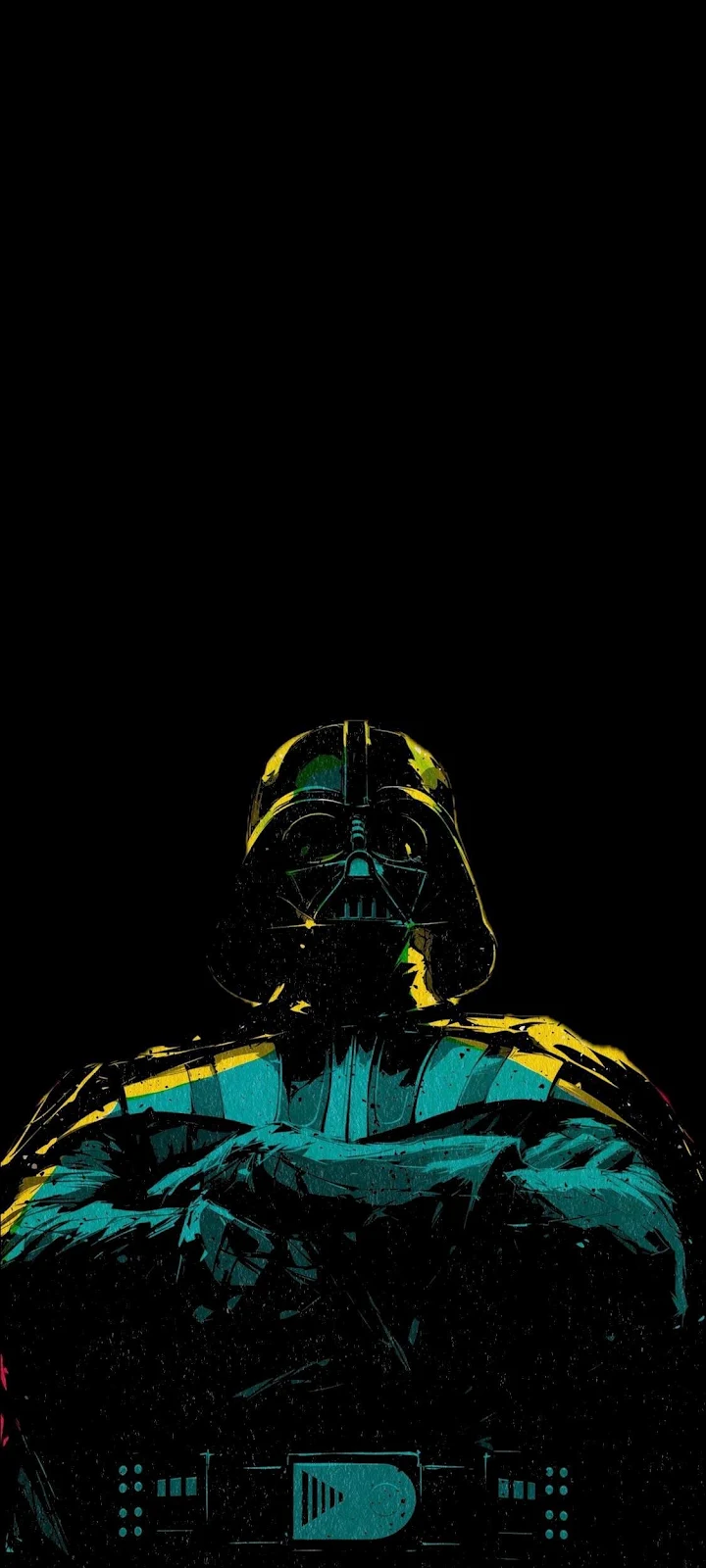 Darth Vader Dark Lord Illustration Art - Grungy Digital Art Full HD iPhone Wallpaper (1125x2500)