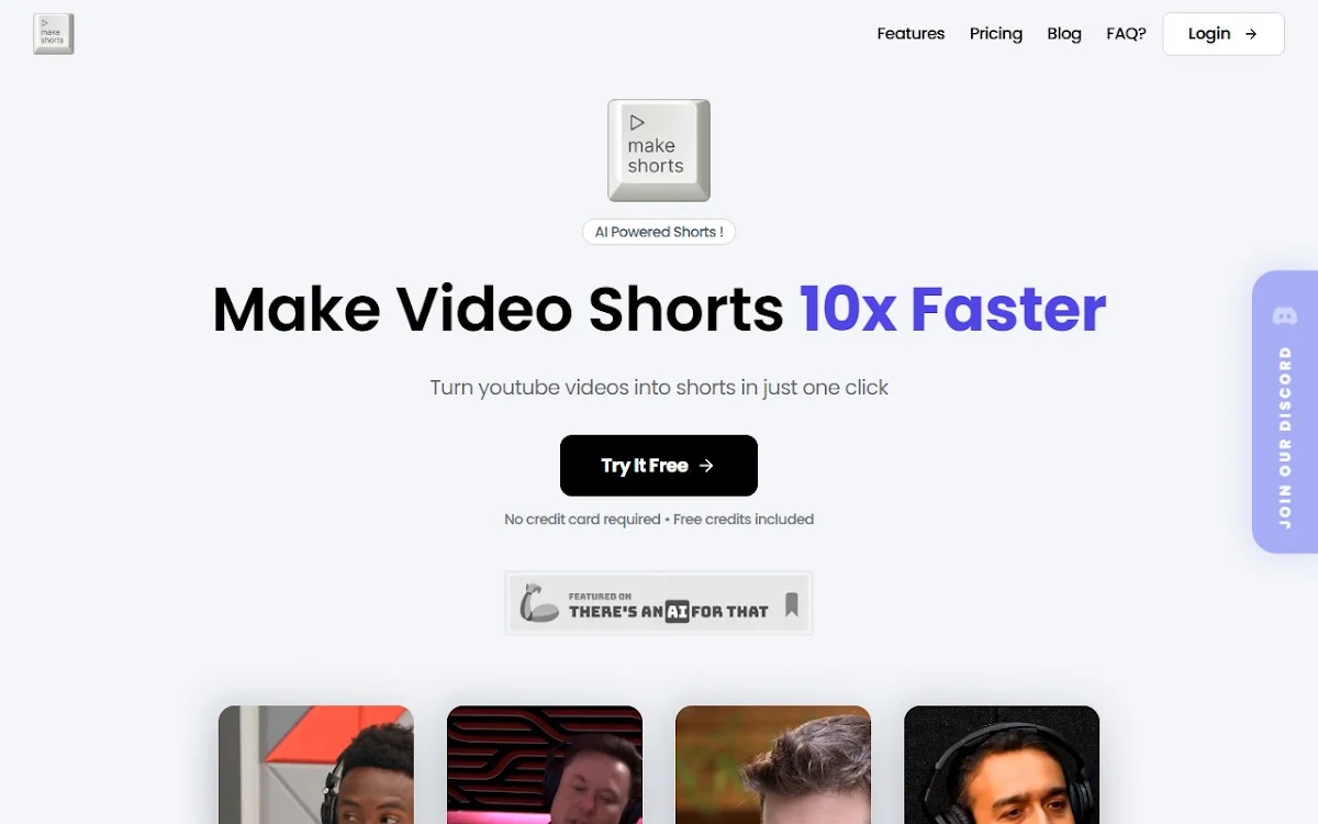 Captura de MakeShorts AI