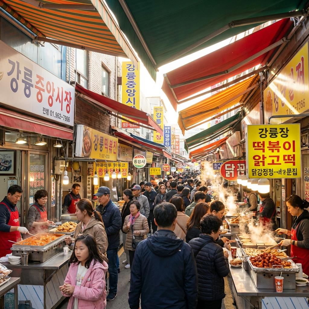강릉 중앙시장: 미식 전문가를 위한 현지 특화 먹킷리스트