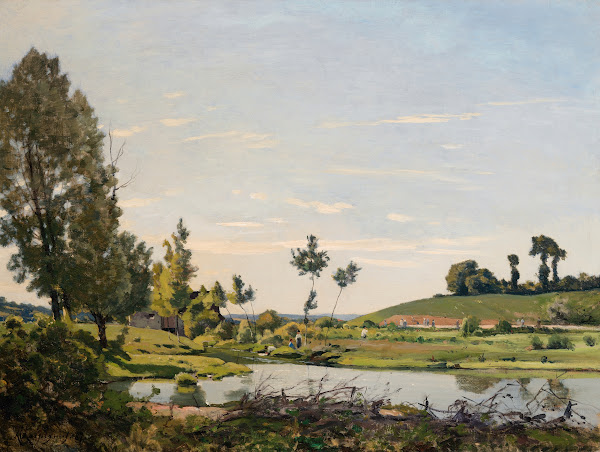 A River Scene 1887