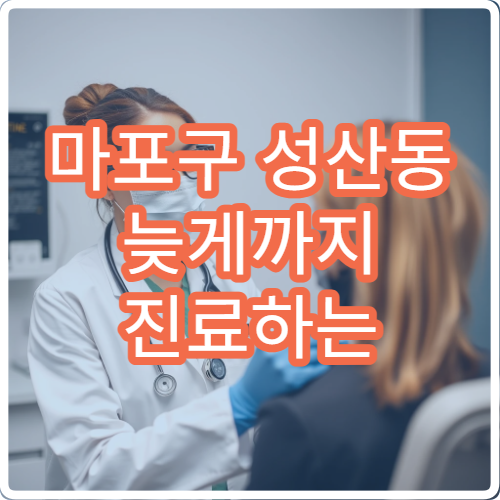 마포구 성산동 늦게까지 진료하는 산부인과 병원 안내