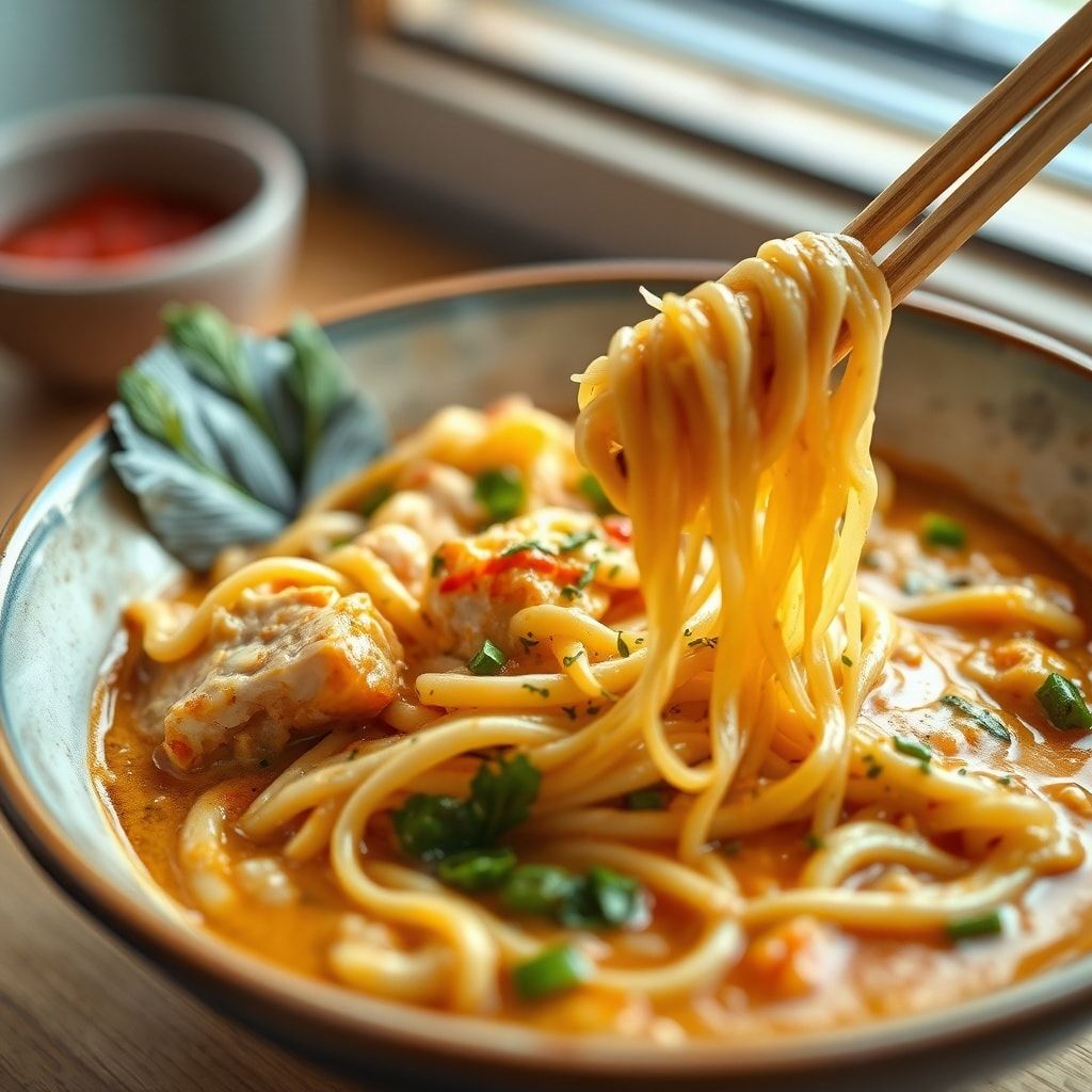 Creamy Chicken Ramen Recipe for Easy Weeknight Dinner in 30 Minutes