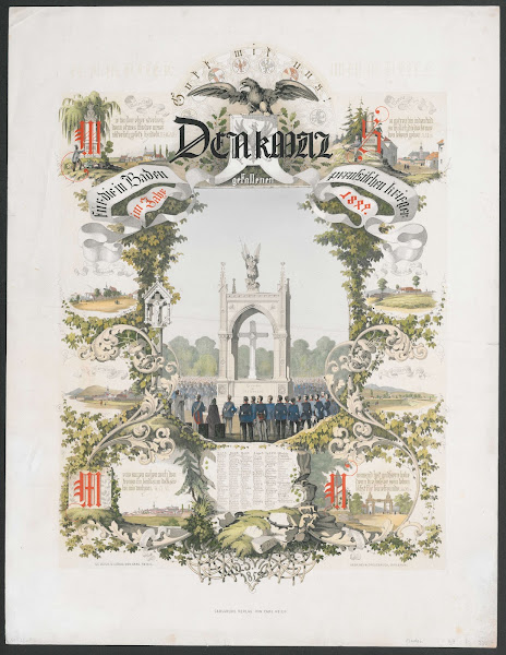 Denkmal für die in Baden gefallenen preussischen Krieger im Jahre 1849 1850