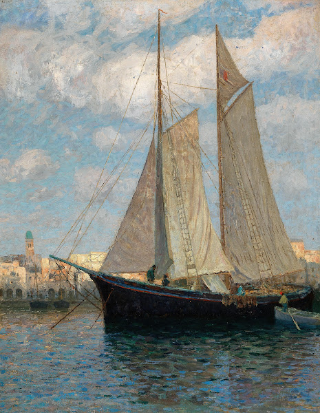 Ships in the Harbour of Chioggia