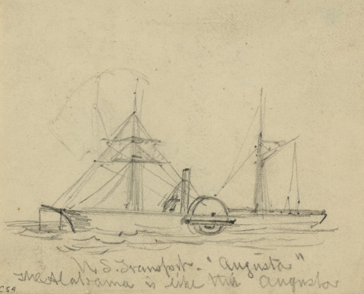 US Transport Augusta The Alabama is like the Augusta 1860 1865