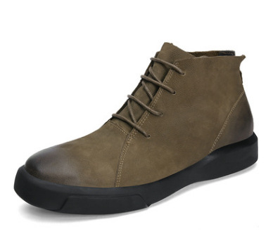 Men's boots, ankle-high, casual design