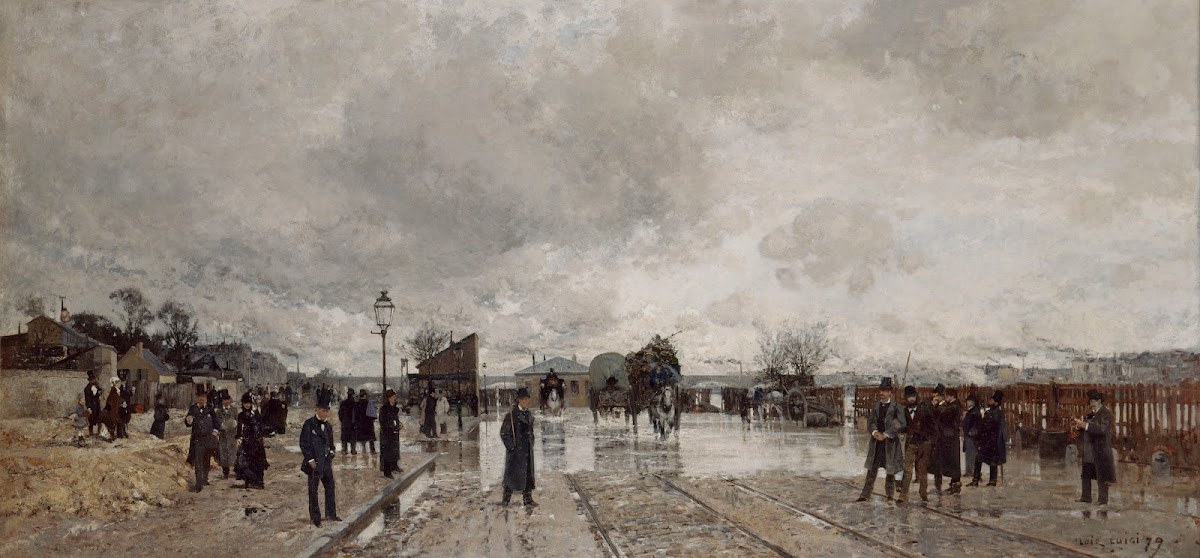 Un coin de Bercy pendant linondaton 1879