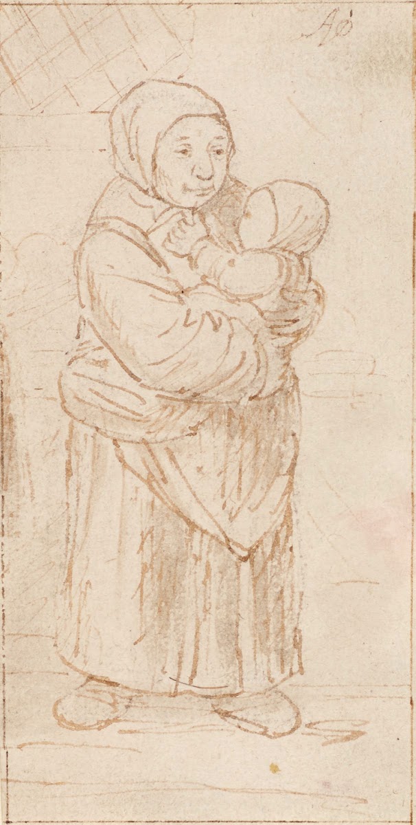 Standing Woman Cradling a Child About 1673