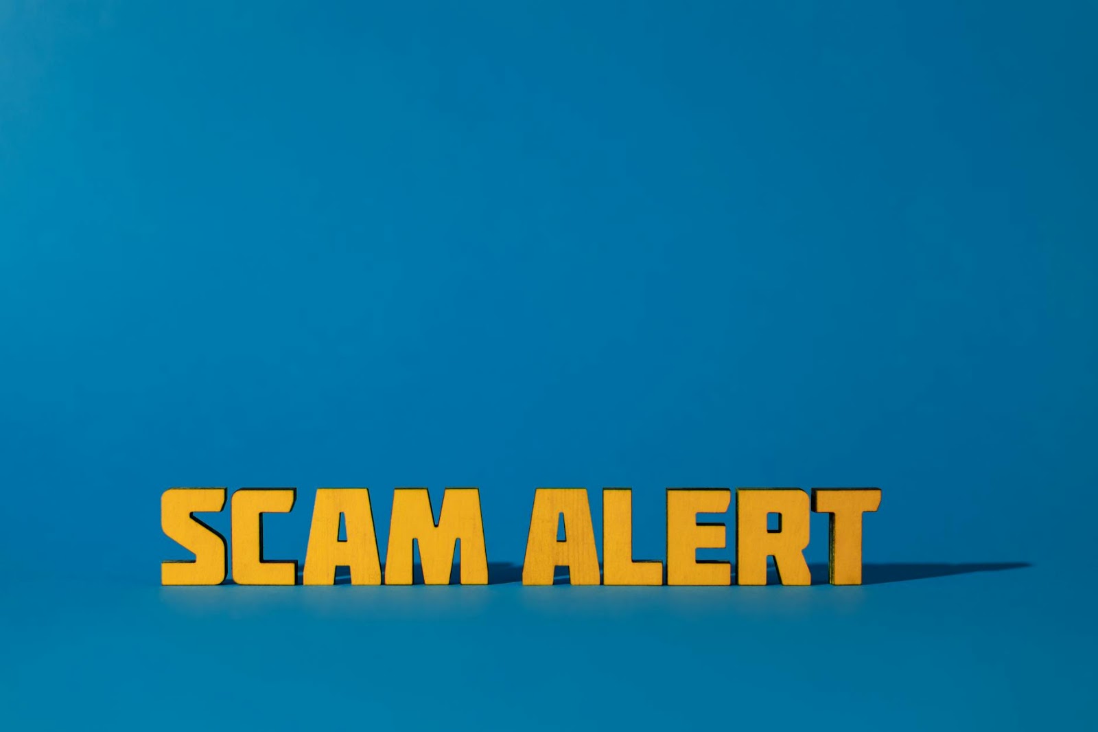 A visual warning against AI dating app scams and deepfake online threats.