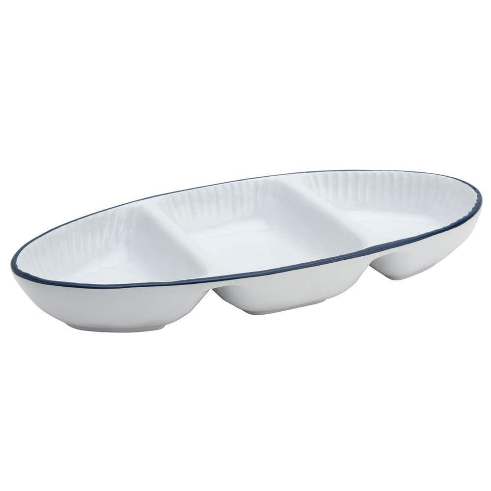 Botanero de cerámica Tabletops Gallery™ 3 divisiones