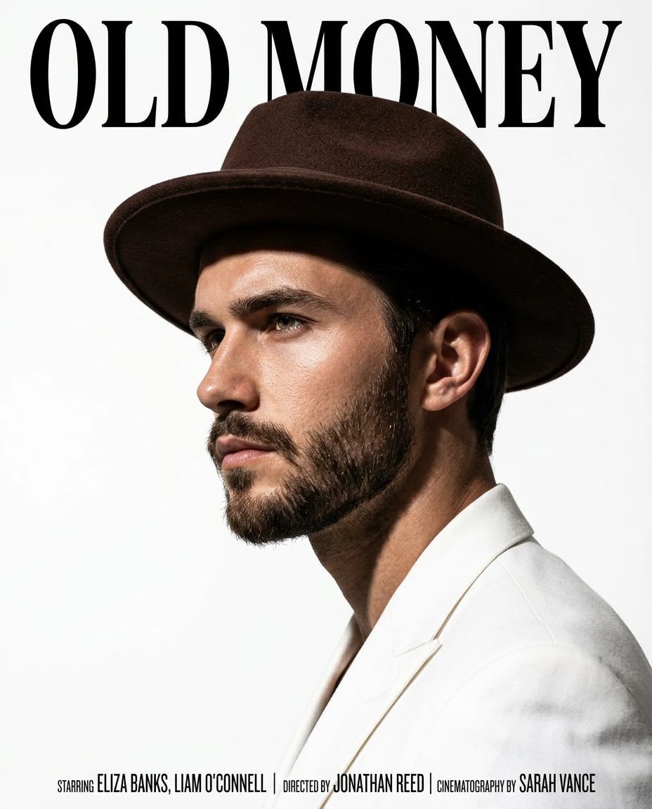 Un retrato al estilo de una revista cinematográfica