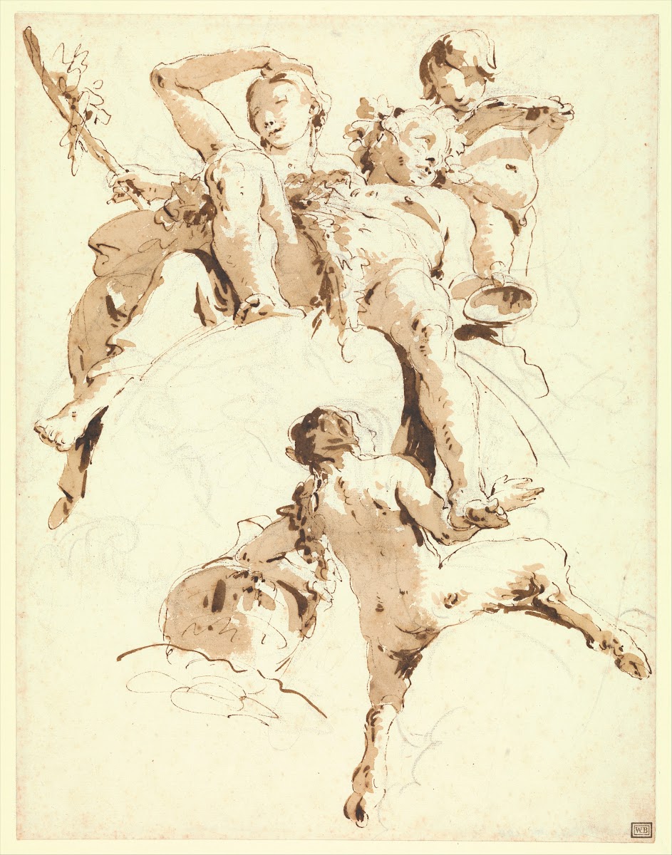 Bacchus and Ariadne ca 1740