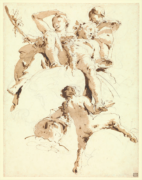 Bacchus and Ariadne ca 1740