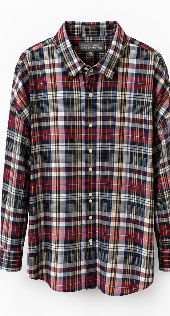Barbati - Cămașă bărbați Denver Hayes în carouri, 4XL