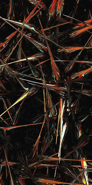 Red And Yellow String Lights Full HD iPhone Wallpaper Background