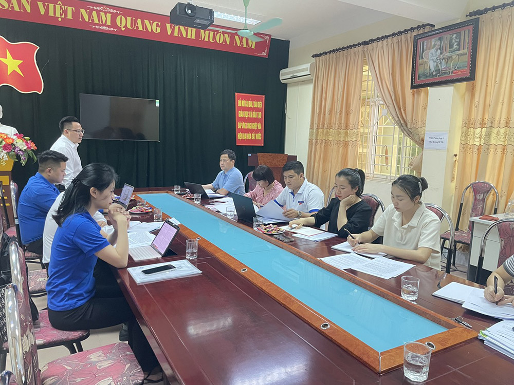 Tỉnh đoàn Sơn La khảo sát công tác phát triển đảng viên tại Trường Đại học Tây Bắc