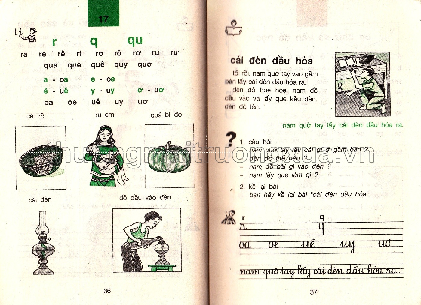 Tiếng Việt (sách học chữ dùng cho người lớn), tập 1 - 1992 - Trang 19