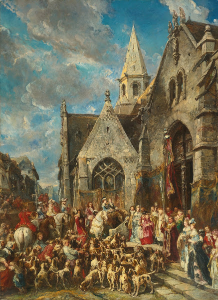 St Huberts Day The Blessing of the Hounds
