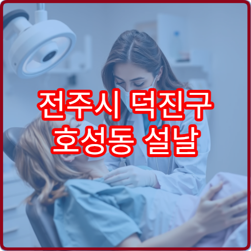 전주시 덕진구 호성동 설날 가정의학과 병원 진료시간표