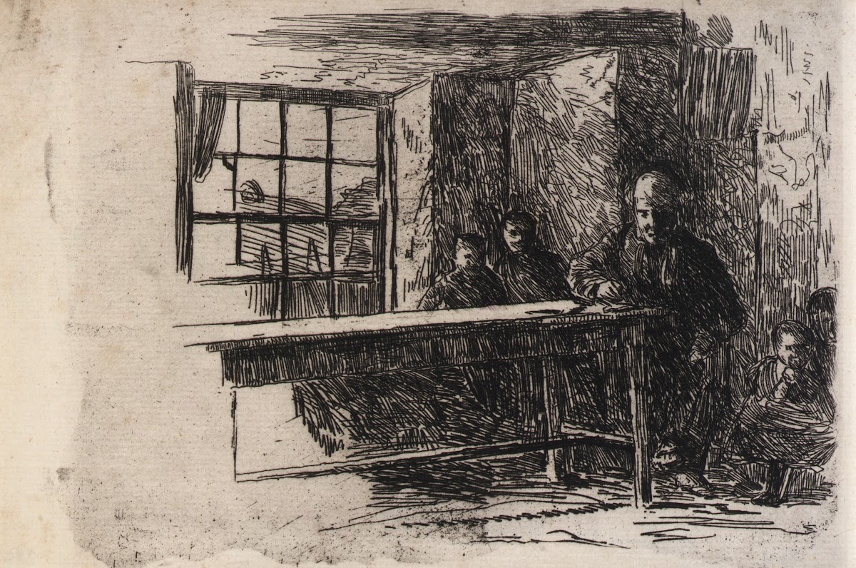 Fishermans HutInteriorIsle of Man 1889