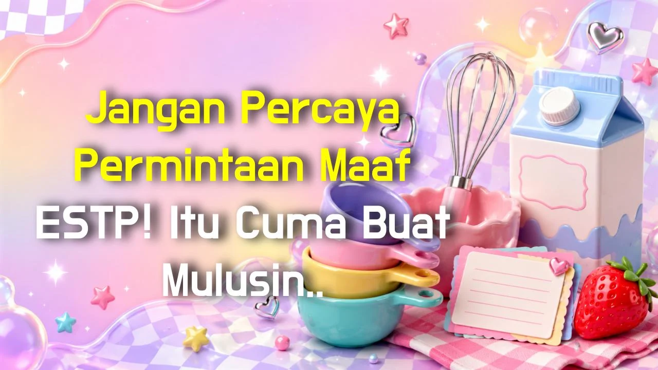 Jangan Percaya Permintaan Maaf ESTP! Itu Cuma Buat Mulusin Keadaan