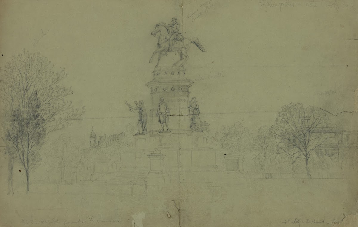 In the Capitol grounds Richmond 1865