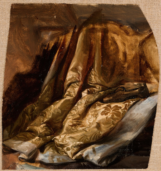 Fragment of the Cover of Quinns Bed Study to the Painting The Death of Barbara R