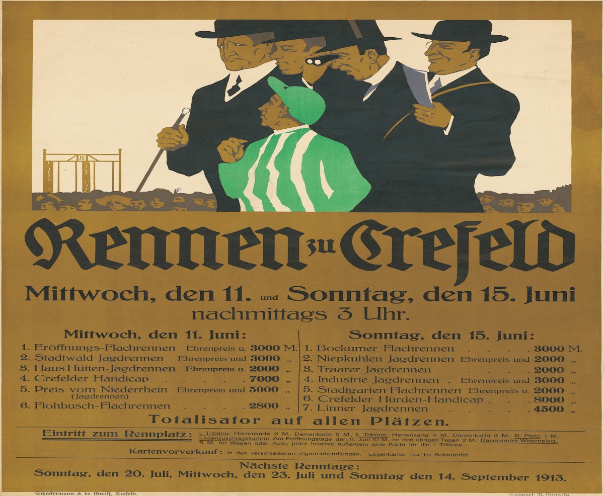 Rennen Zu Krefeld 1913