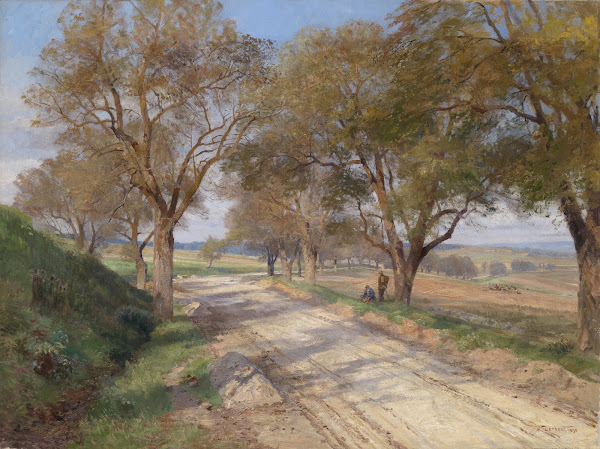 Landstraße bei Plankenberg 1898