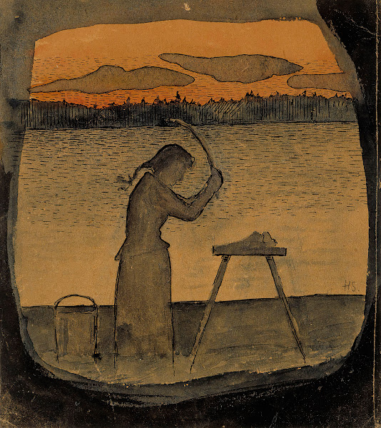 Doing The Laundry 1895