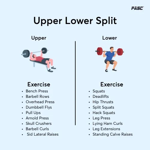 Upper lower split